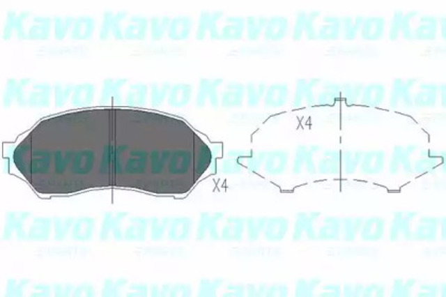 Колодки передні KBP4505 KAVO PARTS