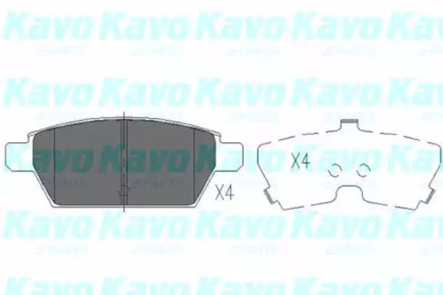 Колодки на гальмо задній дисковий KBP4554 KAVO PARTS