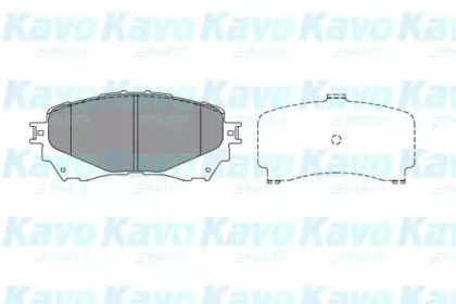 Дискові гальма KBP4570 KAVO PARTS