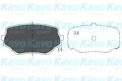 Гальмівні колодки KBP8506 KAVO PARTS