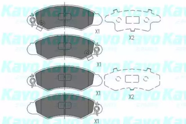 Дискові гальма KBP8520 KAVO PARTS