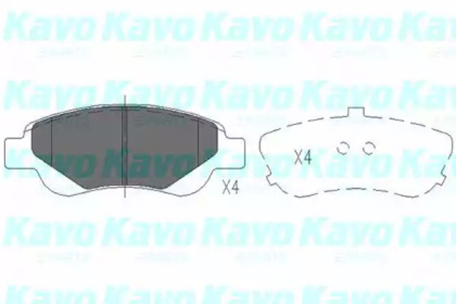 Колодки передні KBP9024 KAVO PARTS