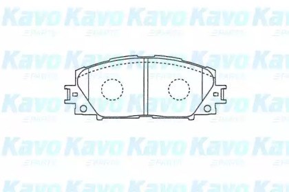 Колодки гальмівні дискові комплект KBP9140 KAVO PARTS