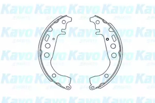 Колодки гальмові задні, барабанні KBS9904 KAVO PARTS