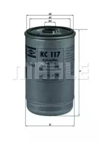 Фільтр палива KC117 MAHLE