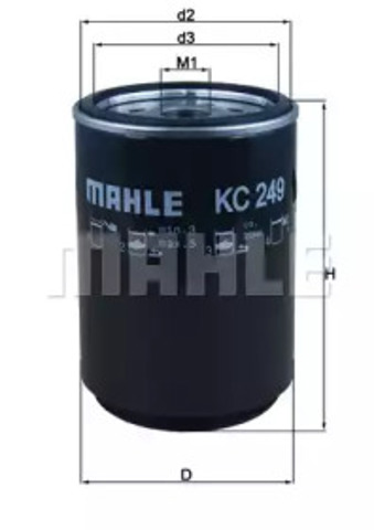 Фільтр паливний KC249D MAHLE