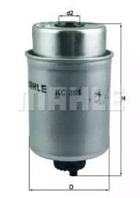 Фільтр-відстійник палива грубої очистки KC381 MAHLE