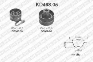 Роликовий модуль натягувача ременя (ролик, ремінь) KD468.05
