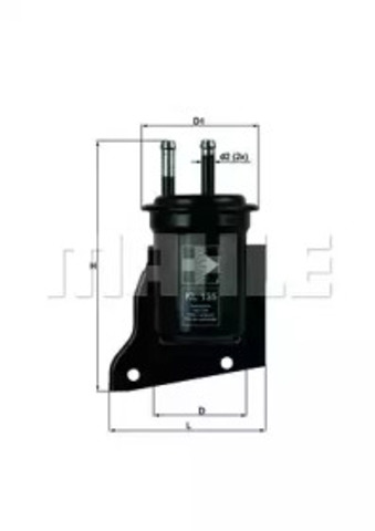 Фільтр паливний KL135 MAHLE