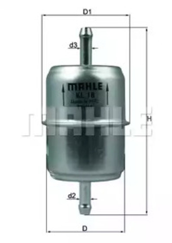 Фільтр тонкого очищення палива KL18OF MAHLE