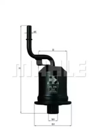 Фільтр тонкого очищення палива KL246 MAHLE