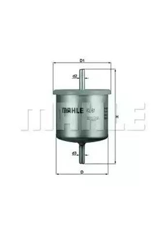 Фільтр паливний KL61 MAHLE