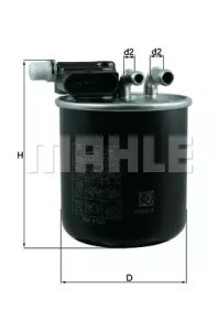Фільтр тонкого очищення палива KL948 MAHLE