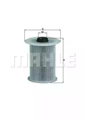 Фільтр тонкого очищення палива KX183D MAHLE