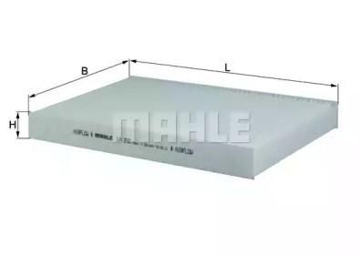 Фільтр салону LA290 MAHLE