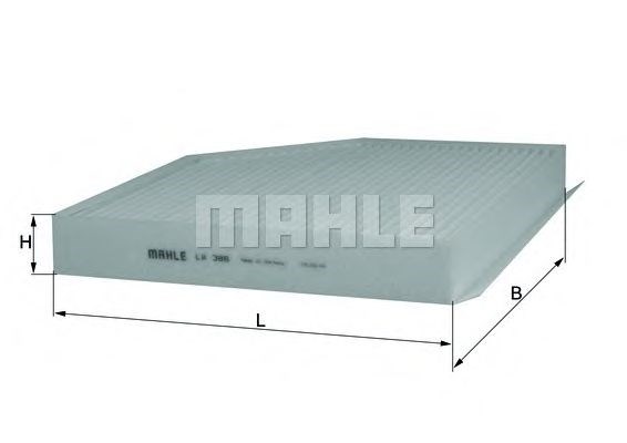 Внутрішньосалонний фільтр LA386 MAHLE
