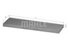 Фільтр салону вугільний LA85 MAHLE
