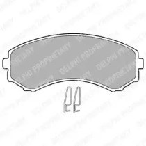 Передні гальмівні колодки LP1462 DELPHI