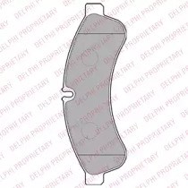 Задні дискові колодки LP2063 DELPHI