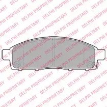 Передні гальмівні колодки LP2074 DELPHI