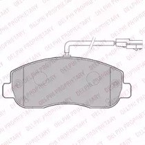 Передні гальмівні колодки LP2190 DELPHI