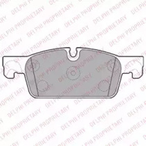 Передні гальмівні колодки LP2248 DELPHI