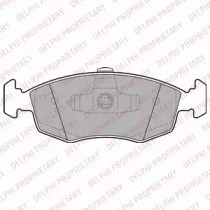 Гальмівні колодки LP2274 DELPHI