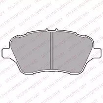 Передні гальмівні колодки LP2474 DELPHI
