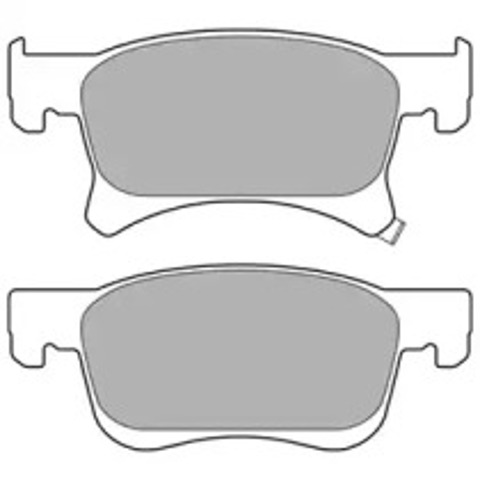 Колодки передні LP3164 DELPHI