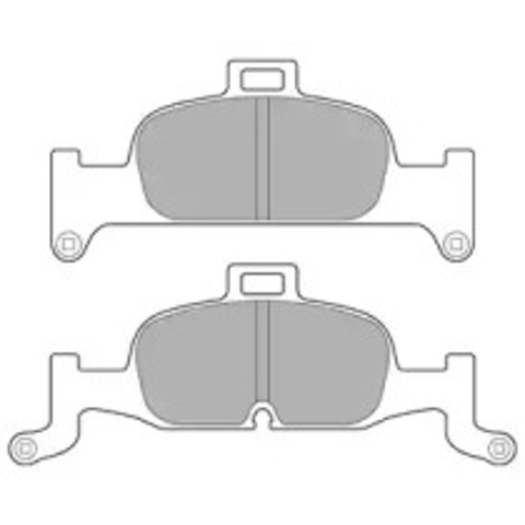 Колодки передні LP3239 DELPHI