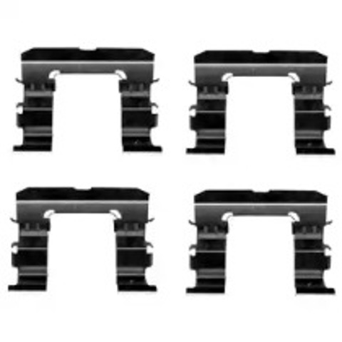 Комплект пружинок кріплення дискових колодок, передніх LX0613 DELPHI