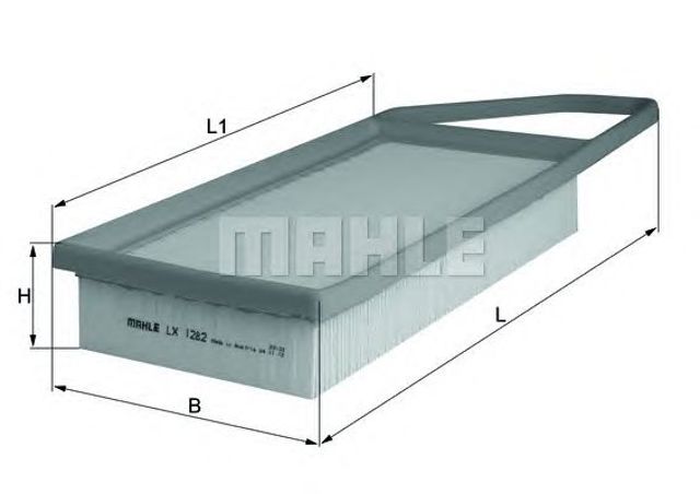 Фільтр повітряний LX1282 MAHLE