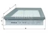 Фільтр повітряний LX1813 MAHLE