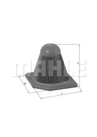 Повітряний фільтр двигуна LX1892 MAHLE