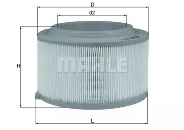 Повітряний фільтр двигуна LX3458 MAHLE