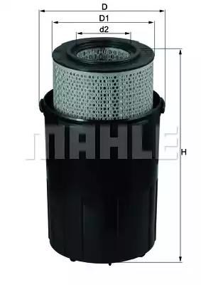 Повітряний фільтр двигуна LX388 MAHLE
