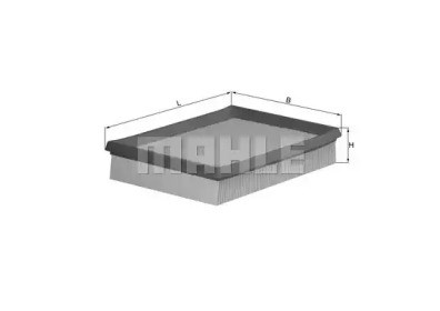 Автомобільний фільтр повітря LX643 MAHLE