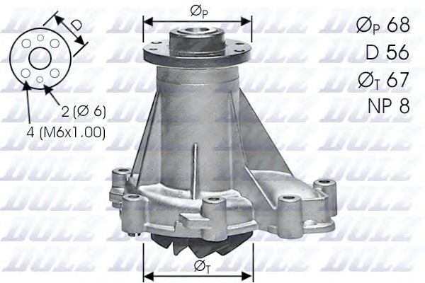 Насос охолодження M176 DOLZ