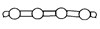 Прокладка впускного колектора, нижня MG4592 BGA