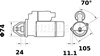 Стартер двигуна MS86 MAHLE