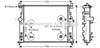 Радіатор охолодження двигуна MSA2436 AVA