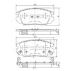 Колодки гальмівні дискові комплект N3600543 NIPPARTS