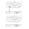Задні колодки N3617006 NIPPARTS