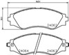 Колодки передні NP6029 NISSHINBO