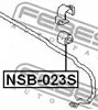 Розрізна втулка стабілізатора NSB023S FEBEST