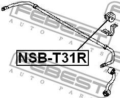 Опора стабілізатора NSBT31R FEBEST