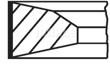 Масляний фільтр двигуна OC1063 MAHLE
