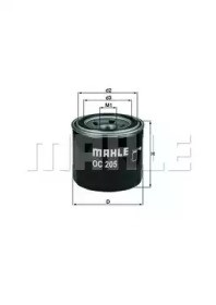 Фільтр масляний OC205 MAHLE