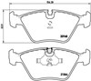 Колодки гальмівні дискові комплект P06012 BREMBO