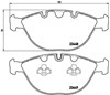 Колодки гальмівні передні, дискові P06028 BREMBO